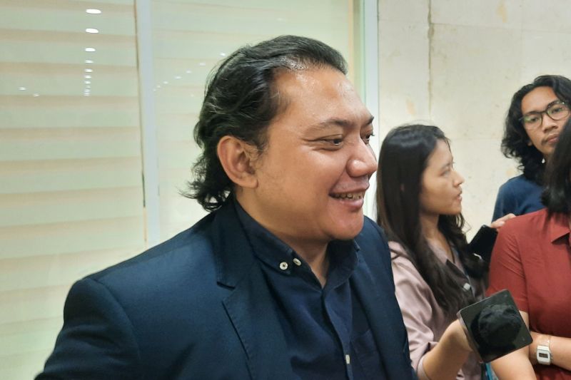 Ketua DPP Partai NasDem Taufik Basari di kompleks parlemen, Senayan, Jakarta, Selasa (13/6/2023).(gemapos/ant)